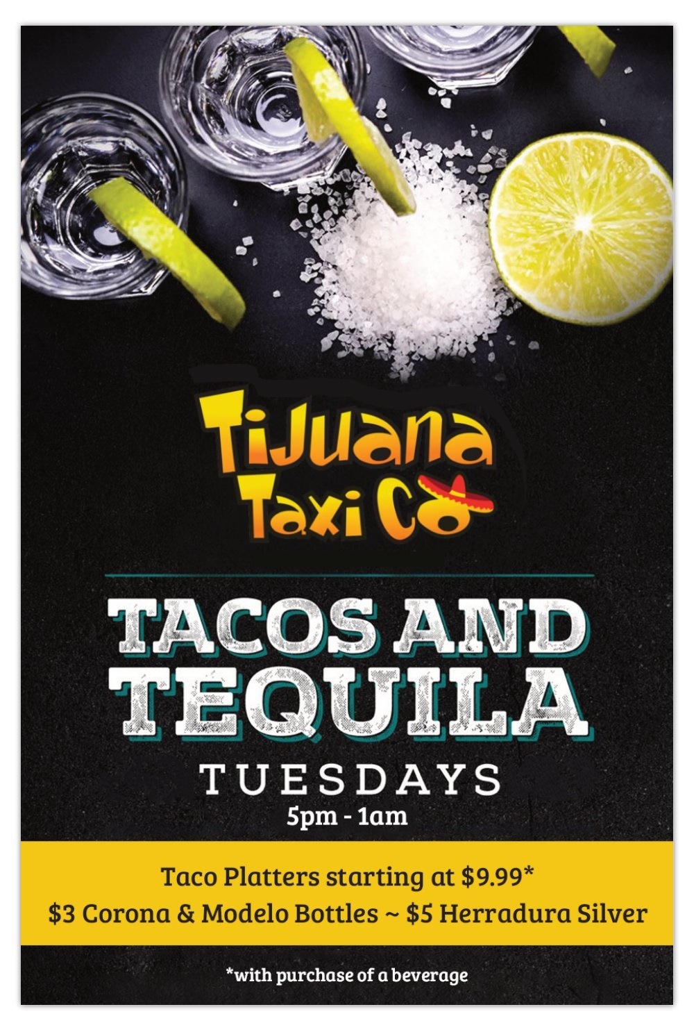 Taco Tuesday, Tijuana Taxi Co, Coral Springs, Davie, Deerfield Beach