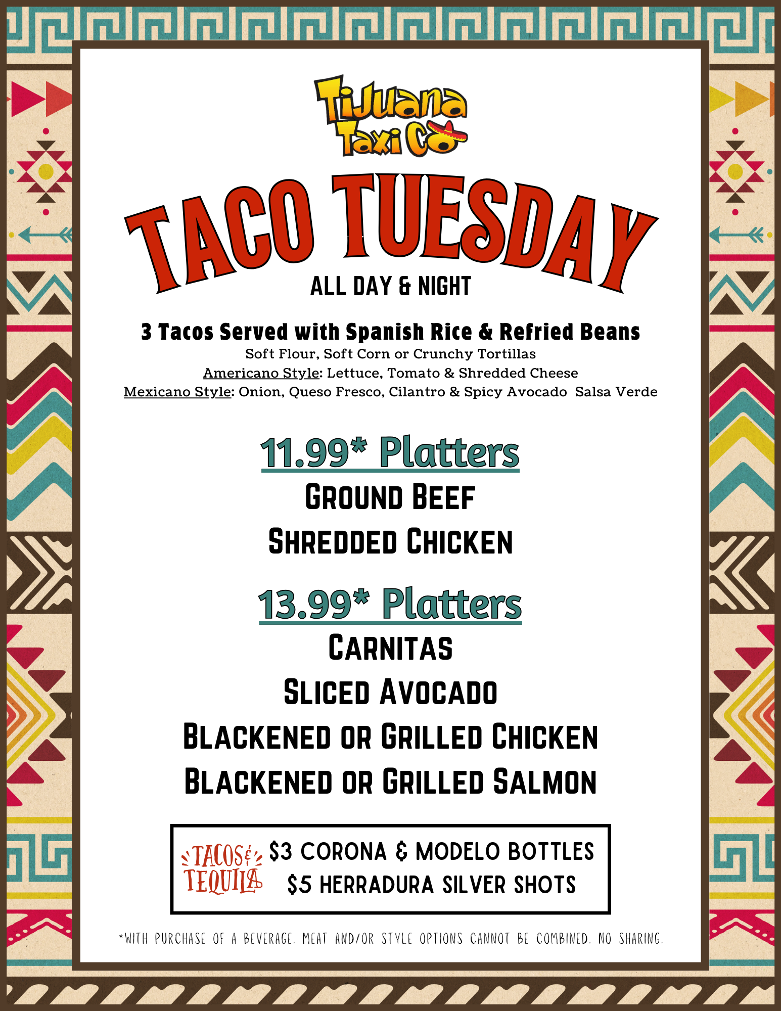 taco tuesday, tijuana taxi